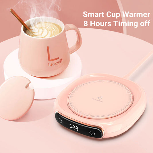 Coffee Mug Warmer Warm Coaster Smart Heating Cup Thermal Insulation Constant Temperature Coaster Heating Pad Desktop (Cup is not included)