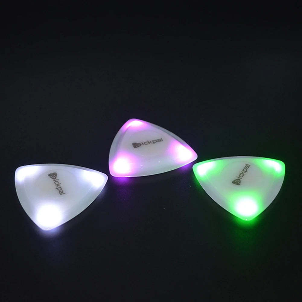 Acoustic Guitar Electric Green And Purple Three-color Light Optional