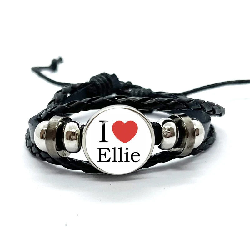 Game The Last Of US Leather Bracelet For Women Men Punk Ellie Multi-layer Chain Bangle Adjustable Chain Wristband Gift